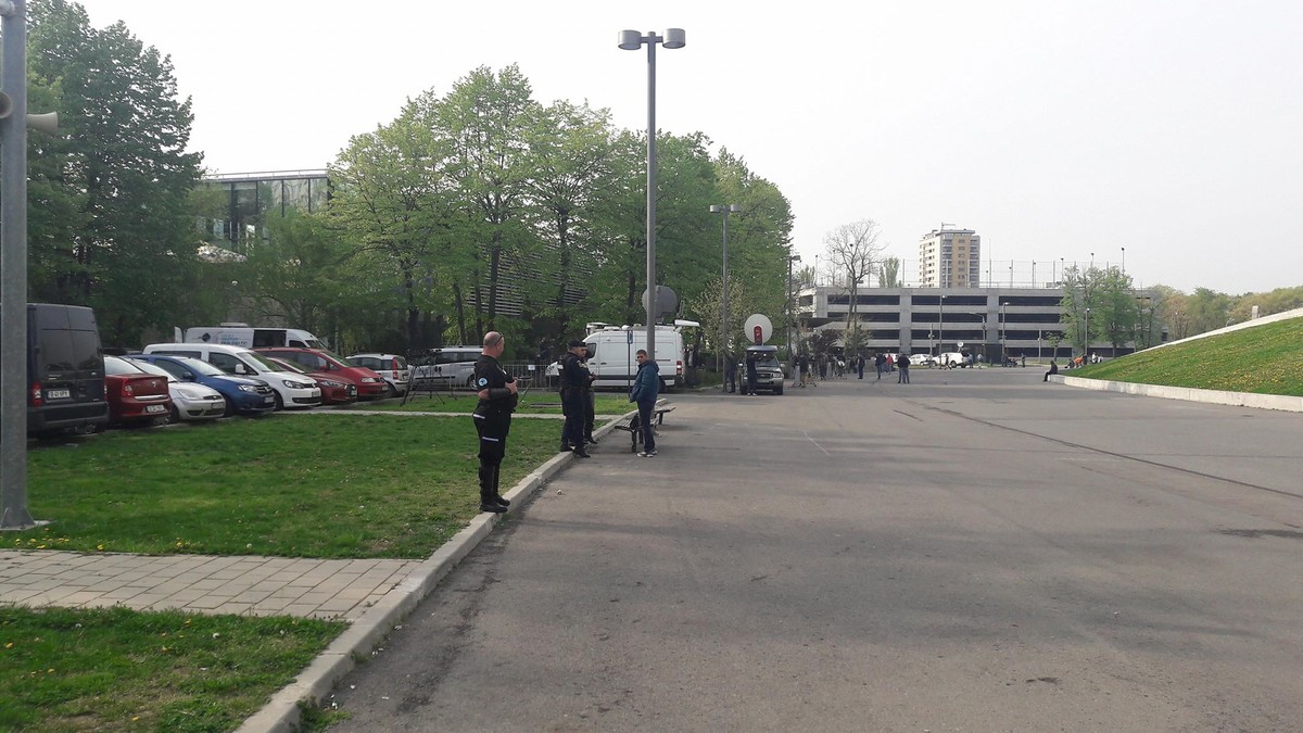 Sediul Federației, păzit de jandarmi și de Poliție înaintea alegerilor FRF 2018