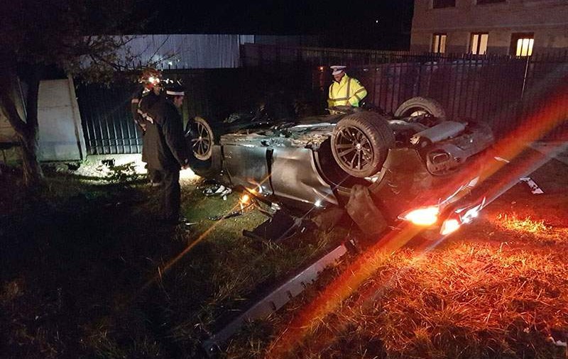 Accident grav la Bengeşti Ciocadia. Șoferul strivit într-un BMW X6 era patronul unei firme de camioane