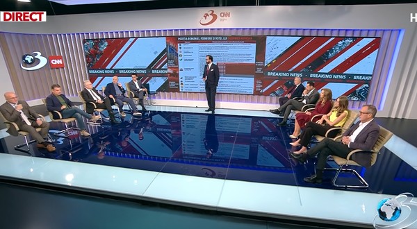 Sinteza Zilei, Antena 3 CNN. Sursa foto: captură Youtube / Antena 3 CNN