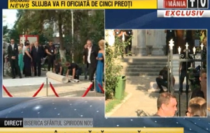 Detaliul NECONVENŢIONAL de la cununia religioasă a Elenei Băsescu! Uite cum a fost decorată biserica
