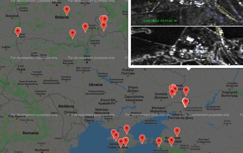 Harta interactivă cu toate mutările armatei ruse, realizată de un grup de IT-iști cu rude rămase în miezul conflictului din Donbas