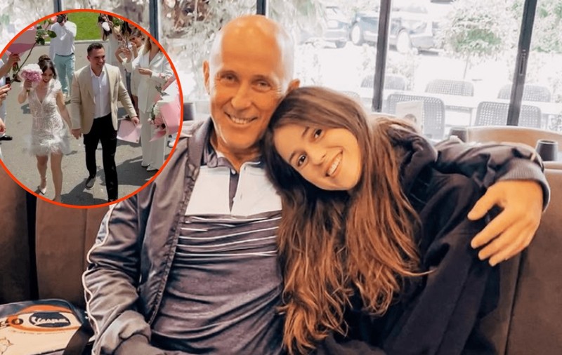 Imagini de la cununia fiicei lui Mugur Mihăescu. Ivona s-a căsătorit cu alesul inimii sale