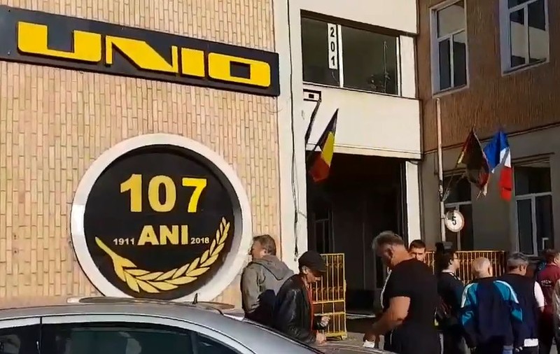 O nouă grevă în Satu Mare. Angajații de la Unio protestează pentru că nu și-au primit salariile
