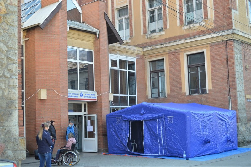 Secția Interne de la Spitalul Vechi aparține de SJU Satu Mare. Foto: PresaSM