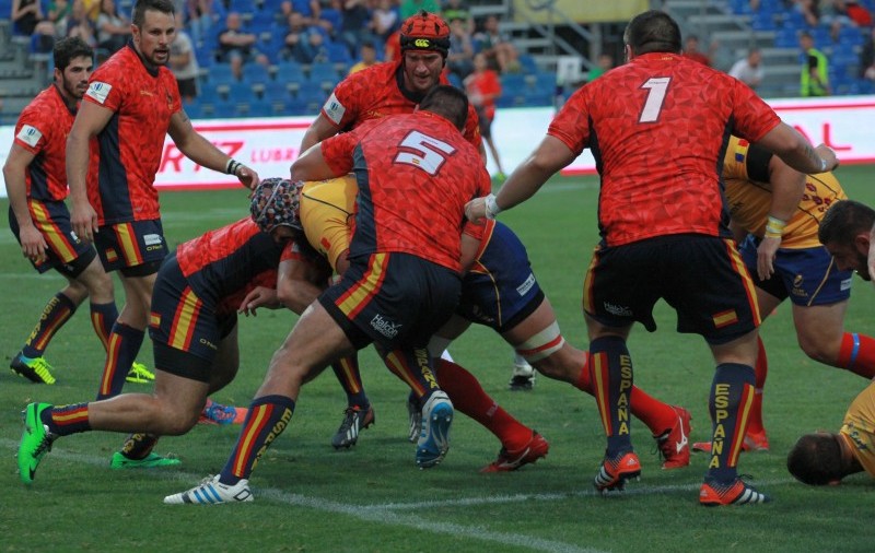 România a bătut Spania la World Rugby Nations Cup. Lucaci, omul meciului / VIDEO