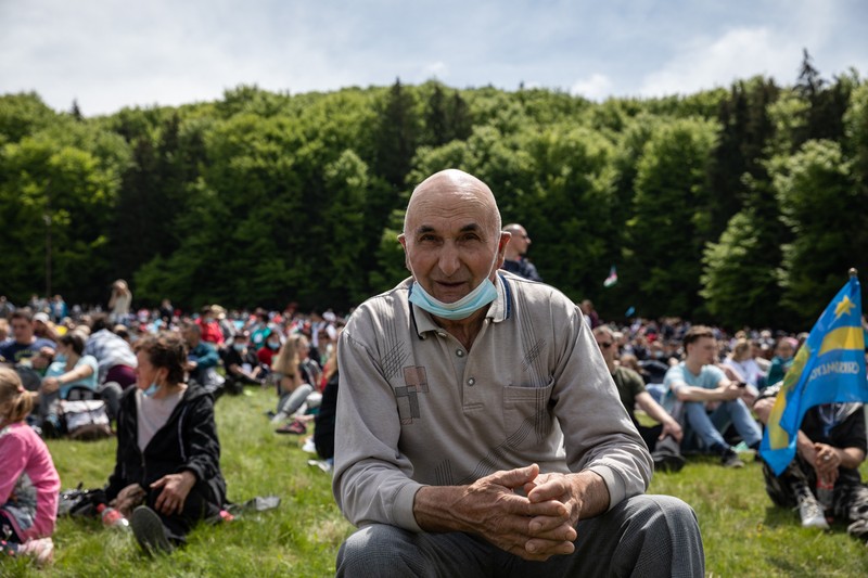 „Nu se știe cât mai putem veni”, a spus pelerinul