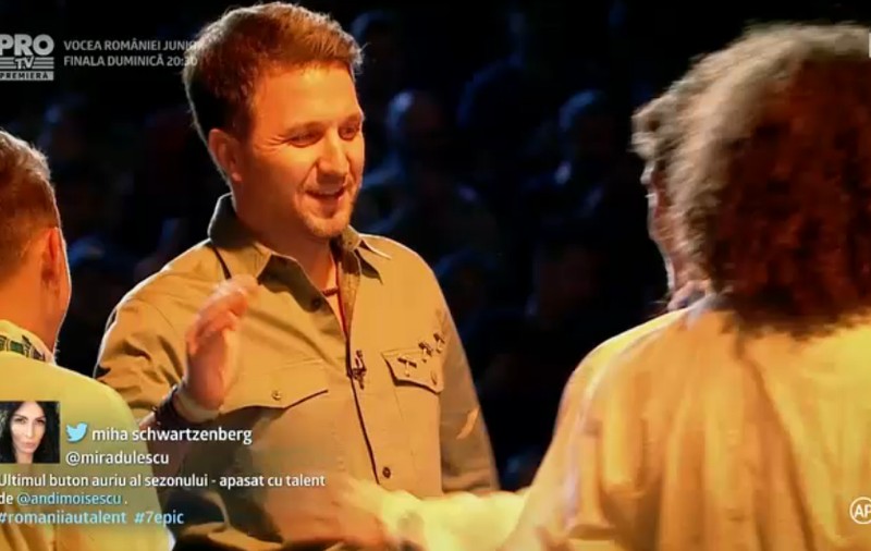 Trupa OK WORLD WIDE a primit Golden Buzz de la Andi Moisescu. Moment unic la Românii au talent