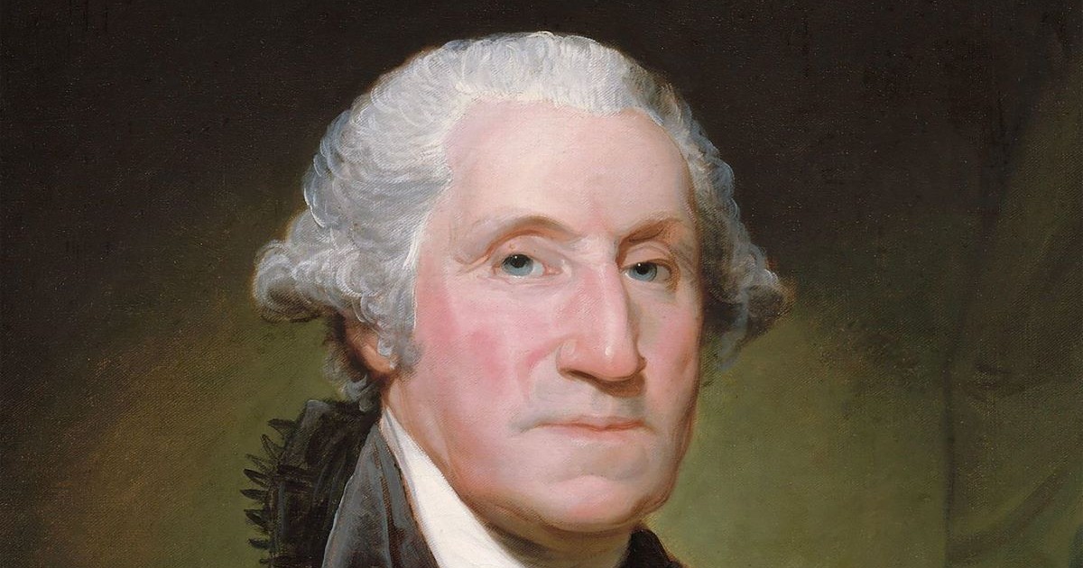George Washington, primul președinte al SUA, într-un portret