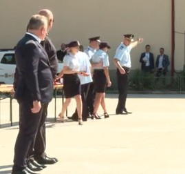 Momentul în care femeii i s-a făcut rău.