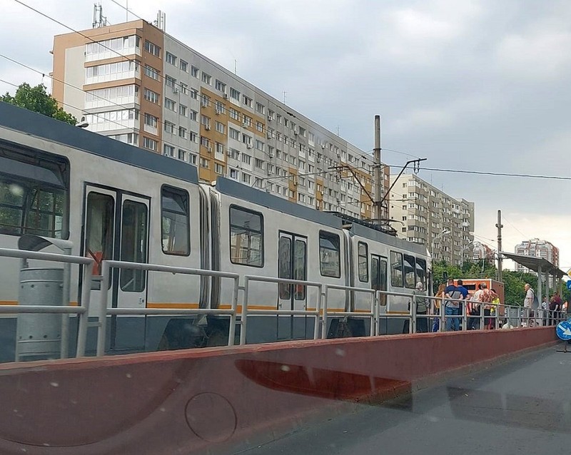 Tramvai blocat în zona Dristor. Foto: g4media.ro