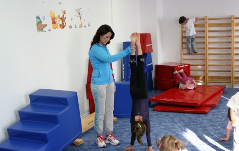Nadia şi-a inaugurat sala de joacă pentru copii | FOTO
