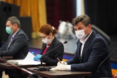 Victor Moraru, în ședința CJ Jalomița
