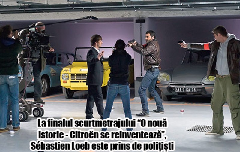 Loeb a fost «prins furând» o maşină
