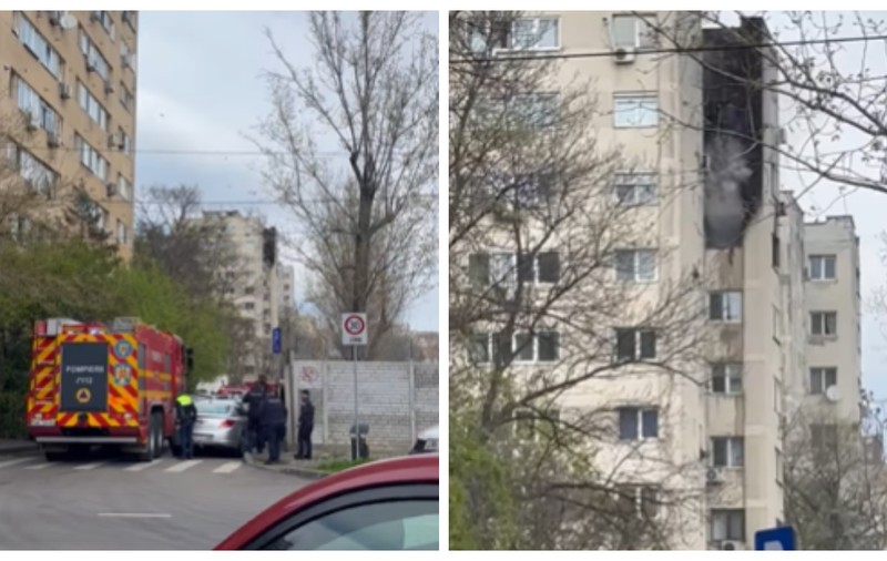 Incendiu în București, într-un bloc de pe Aleea Haiducului. Trei oameni au fost răniți I VIDEO 
