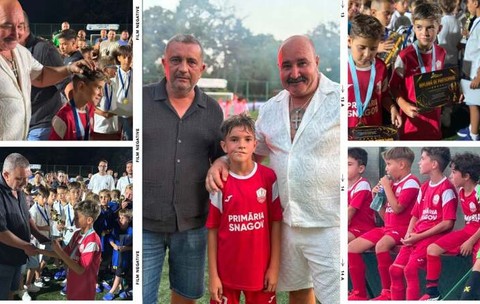 Nuțu Cămătaru, părinte model: fiul său de 9 ani a marcat un gol spectaculos împotriva Academiei Hagi