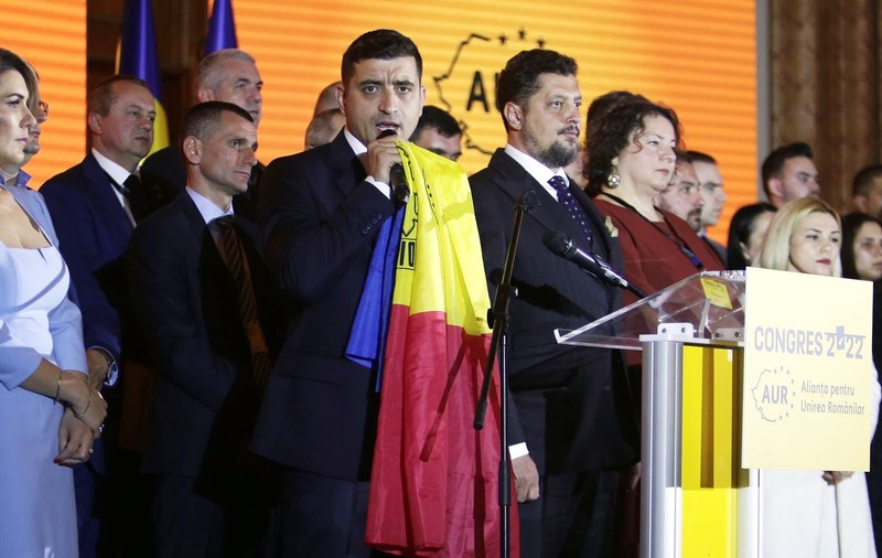 George Simion, ales cu majoritate de voturi noul președinte al partidului AUR
