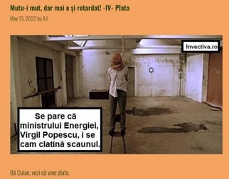 Articol de pe website-ul Invectiva.ro
