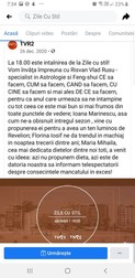 Mesajul care anunță emisiunea pe pagina de Facebook a TVR 2