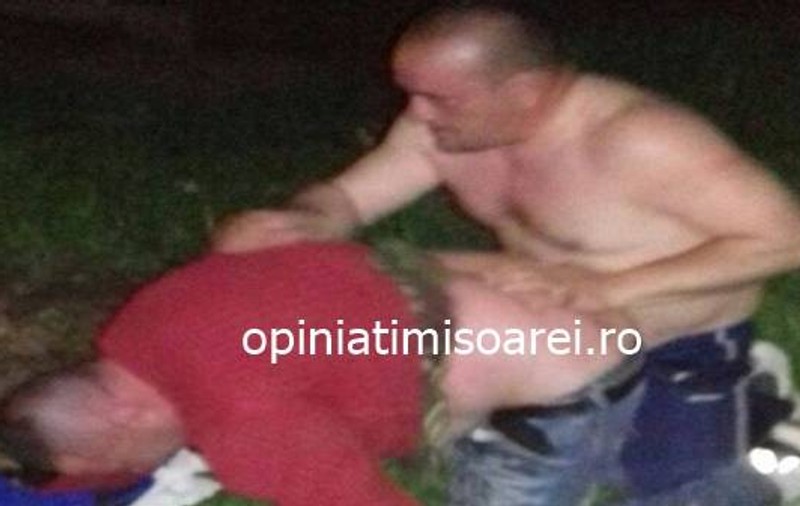 Doi polițiști s-au bătut într-un bar din Timiș. Violențele de la chef au fost filmate