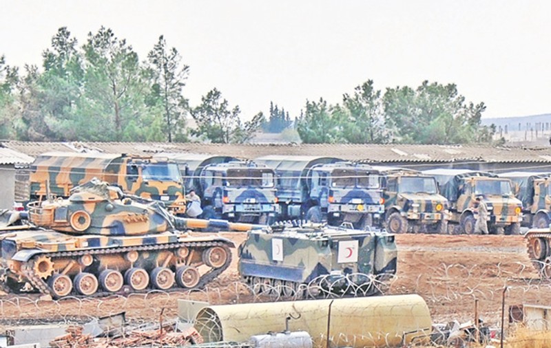 Armata turcă şi-a concentrat trupele la graniţa cu Siria