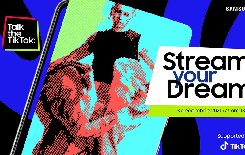 Samsung Stream Your Dream ediția a 7-a – cel mai tare eveniment pentru creatorii de conținut de pe TikTok