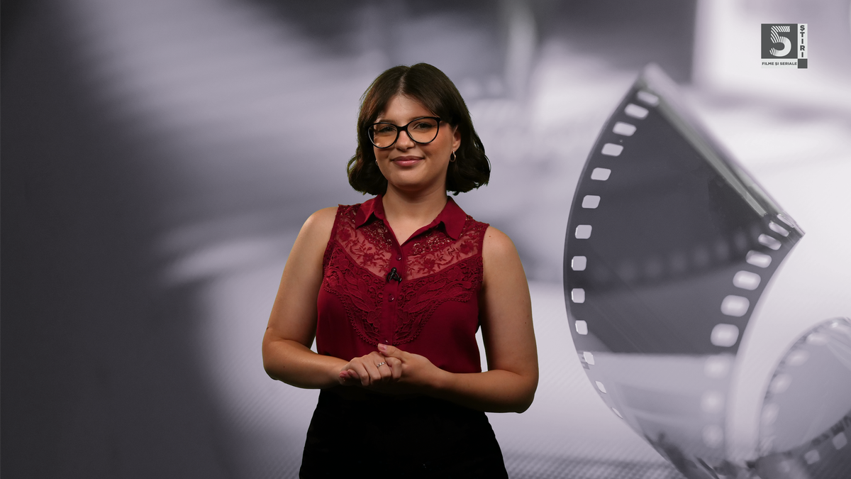 Adelina Duinea, prezentatoarea emisiunii 5 știri filme și seriale, ediția din 24 iulie.
