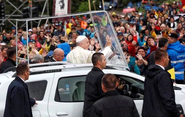 Papa Francis, în timpul vizitei oficiale de trei zile pe care a efectuat-o în România