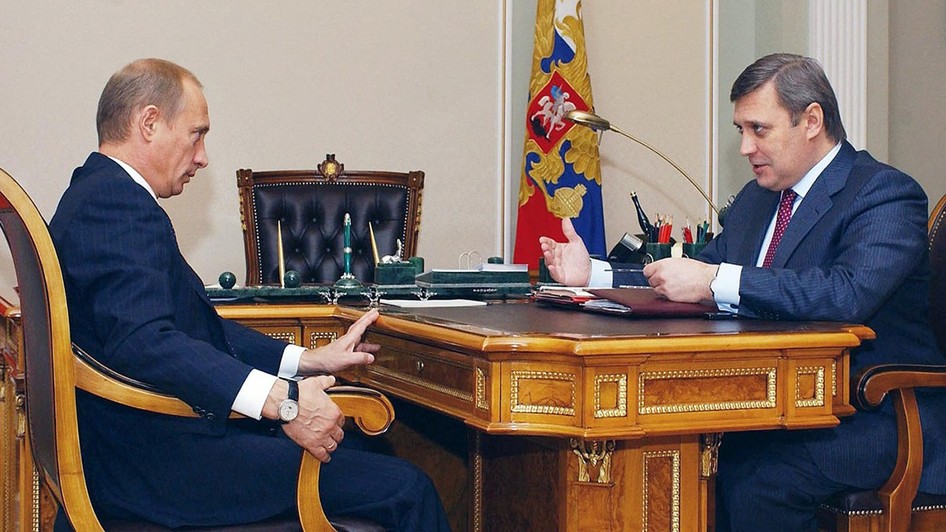 Vladimir Putin si Mikhail Kasyanov