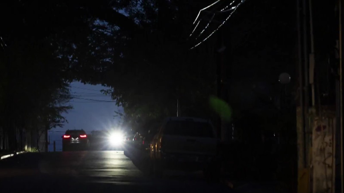 Pană de curent în Puerto Rico. FOTO: Capturră video