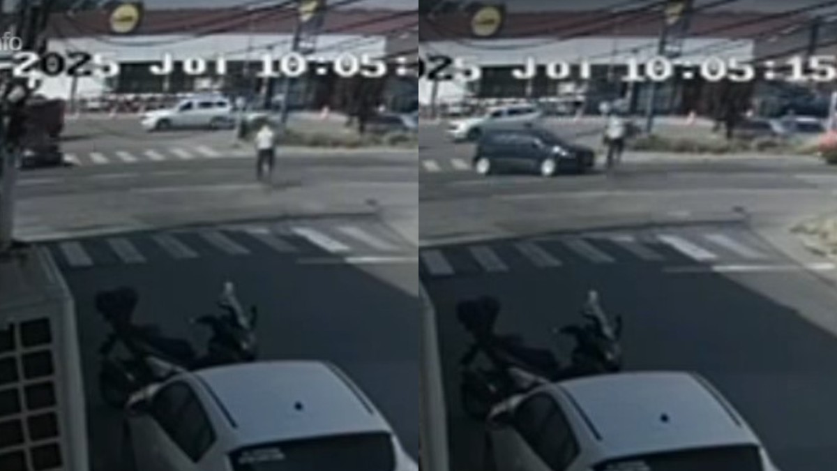 Un bărbat de 75 de ani pe bicicletă este lovit de o mașină la volanul căreia se află un alt bărbat de 75 de ani