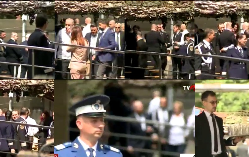 VIDEO. Petrecere la Direcția Generală Anticorupție a MAI cu prezența lui Bode, în timpul protestelor sindicatelor din Poliție. Deranjați de camerele TVR, au trimis un jandarm să legitimeze jurnaliștii