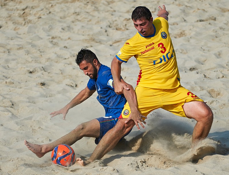Siofok, Hungary - August, 7: Euro Beach Soccer League Siofok at MLSZ Beach Arena on August 7, 2015 in Siofok , Hungary. (Photo by Lea Weil)