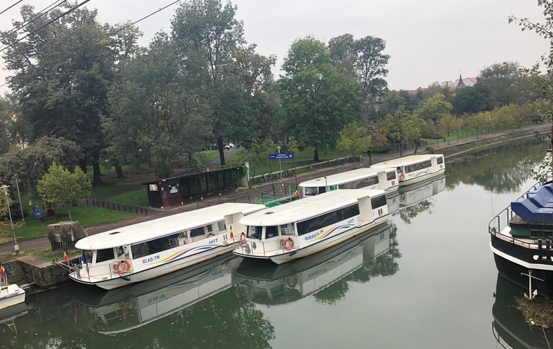 Se reia transportul de pasageri cu vaporașele pe Bega, după 50 de ani. De joi, vor circula trei vaporașe în fiecare zi