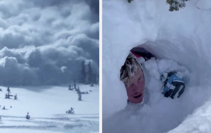 VIDEO | Imagini dramatice cu o avalanșă care îngroapă șase oameni. Toți au scăpat nevătămați