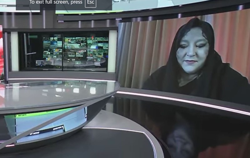 Diana Șoșoacă a intrat în direct la Russia Today purtând doliu: „Jelesc democrația, care este moartă”