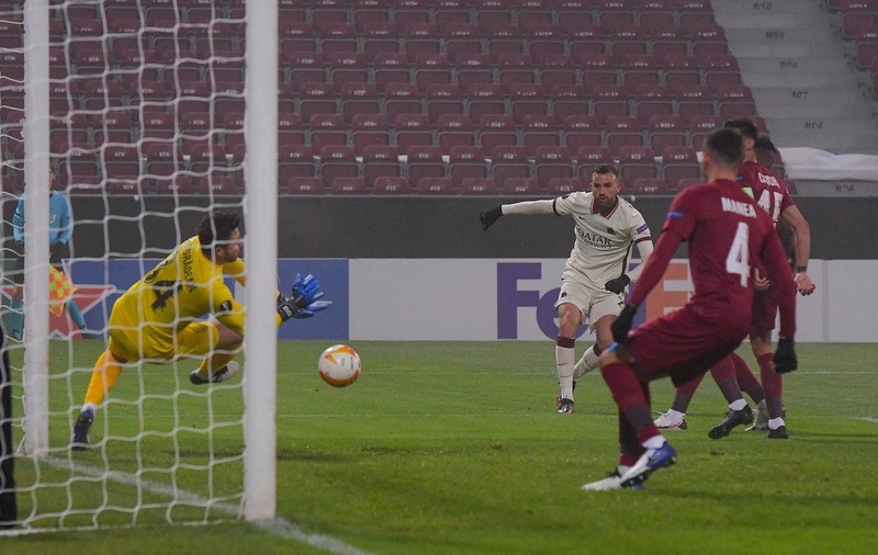 CFR Cluj - AS Roma 0-2 în Europa League. Echipa lui Dan Petrescu, două șuturi pe poartă tot meciul