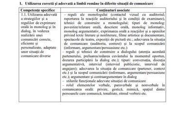 Programă română Bac 2022