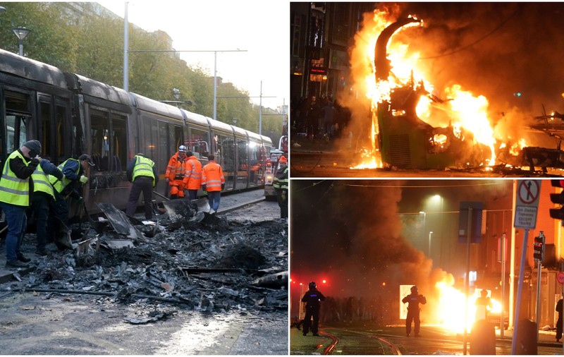 Dublin s-a confruntat cu o noapte de violențe la un nivel „nemaivăzut de zeci de ani”. Zeci de persoane, arestate. De la ce a pornit totul