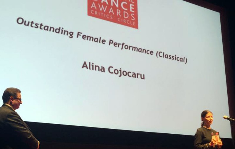 Alina Cojocaru, cea mai titrată balerină româncă, premiată de britanici la National Dance Awards