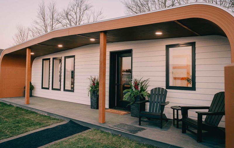 Prima casă ecologică din lume realizată integral cu o imprimantă 3D, în SUA. În cât timp a fost construită