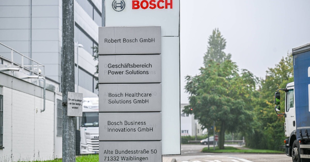 Fabrica Bosch de piese auto din Waiblingen, Germania