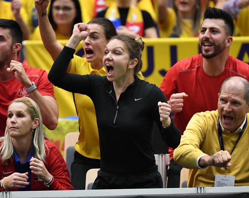 Simona Halep a trăit la intensitate maximă meciul de dublu: ”Am avut niște emoții extraordinare” | GALERIE FOTO&VIDEO