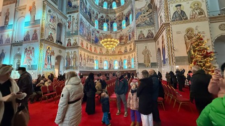 Catedrala Națională e deschisă spre vizitare până pe 8 ianuarie 2026. Foto: Andrei Crăițoiu