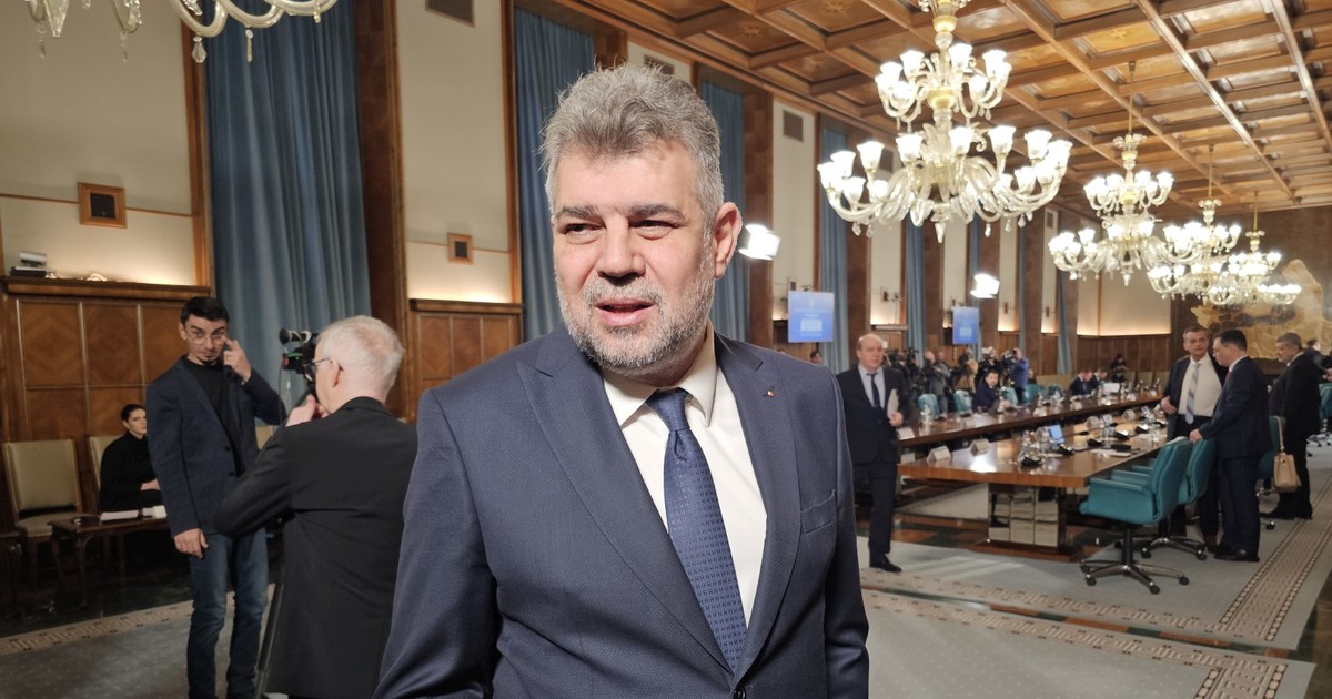 Premierul Marcel Ciolacu, înaintea ședinței de guvern. Foto: Cristian Otopeanu / Libertatea