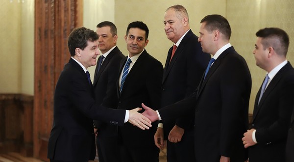 Nicușor Dan, consultări cu Partidul Social Democrat. Sursa foto: Dumitru Angelescu