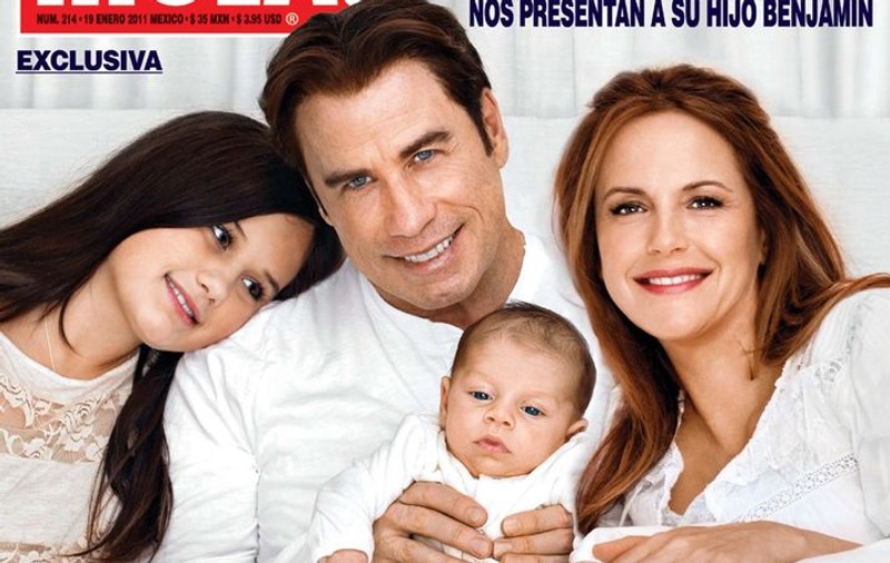 Iată prima fotografie cu bebeluşul lui John Travolta!