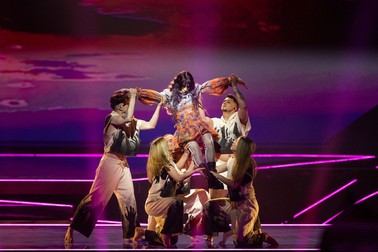Trupa Roxen, în semifinala Eurovision 2021. Foto: Profimedia