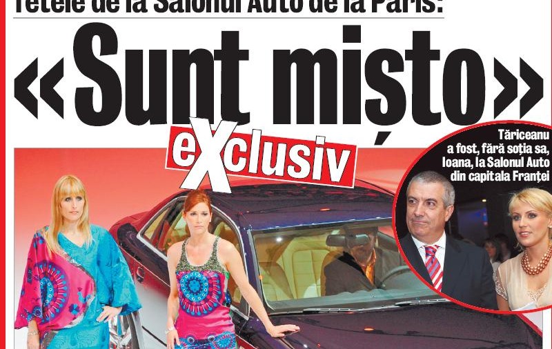 Tăriceanu în vizită la Salonul auto din Paris