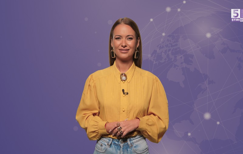 Denisa Macovei prezinta rubrica 5 Știri by Libertatea Monden
