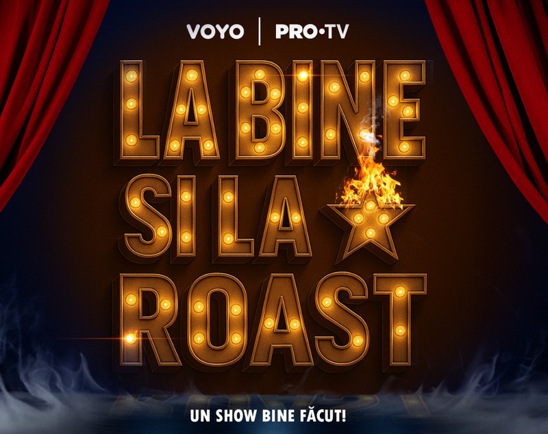 Un nou show-eveniment spectaculos la PRO TV. Anunțul făcut de postul de televiziune: „La bine și la roast”